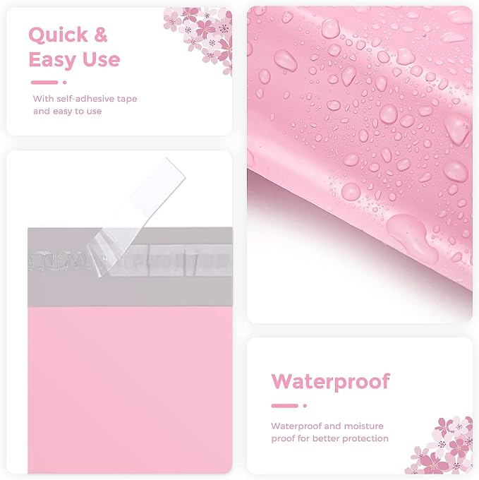 Metronic Poly Mailers 12x15.5 100 Pack, Strong Adhesive Shipping Envelopes - Image 3
