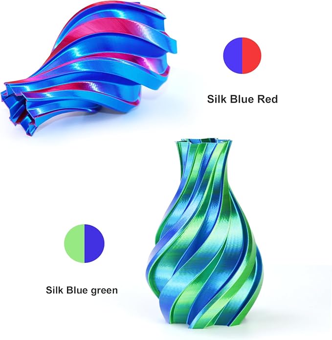 LOVOON 3D PLA Filament 1.75mm Bundle, Dual Colors 3D Printer Filament Bundle - Image 3