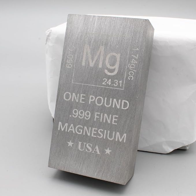 1 lb Pound Magnesium Bar .999 Pure Paperweight - Image 4
