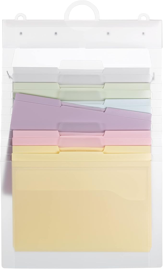 SMEAD Cascading Wall Organizer Gen 2, 6 Pockets, Letter Size - Image 3