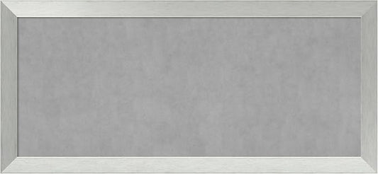 Amanti Art Silver Framed Magnetic Board 24x52 Oversize Vision Board by AmantiArt