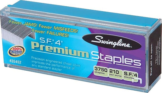 Swingline Staples, S.F. 4, 1/4" Length, 1 Pack by Swingline