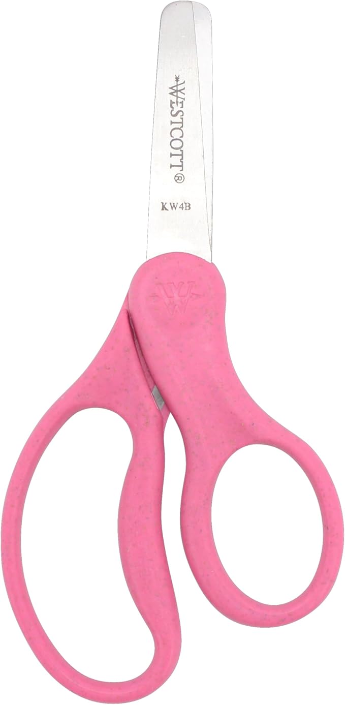 Westcott Kids Scissors 12-Pack, Left & Right Handed, Recycled Eco-Friendly - Image 7