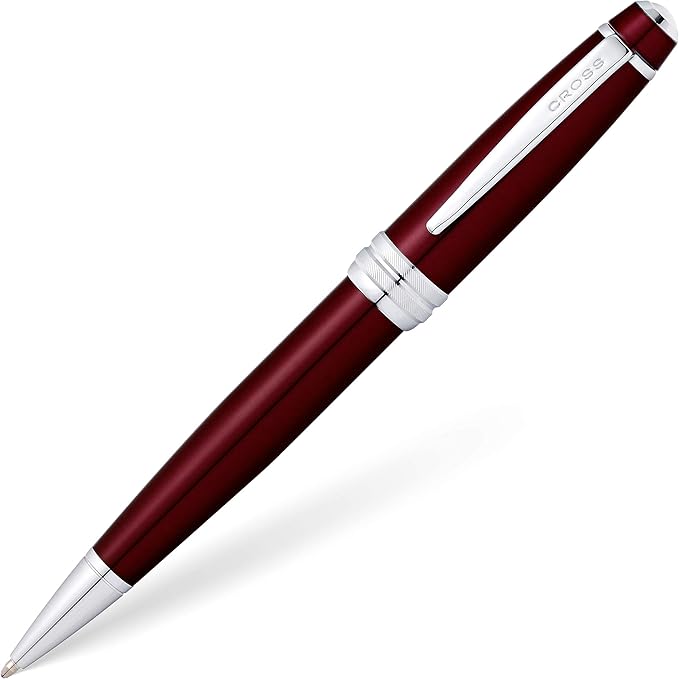 Cross Bailey Refillable Ballpoint Pen Presented in a Premium Gift Box - Medium Point, Black Ink, Red-DeskLoop Office