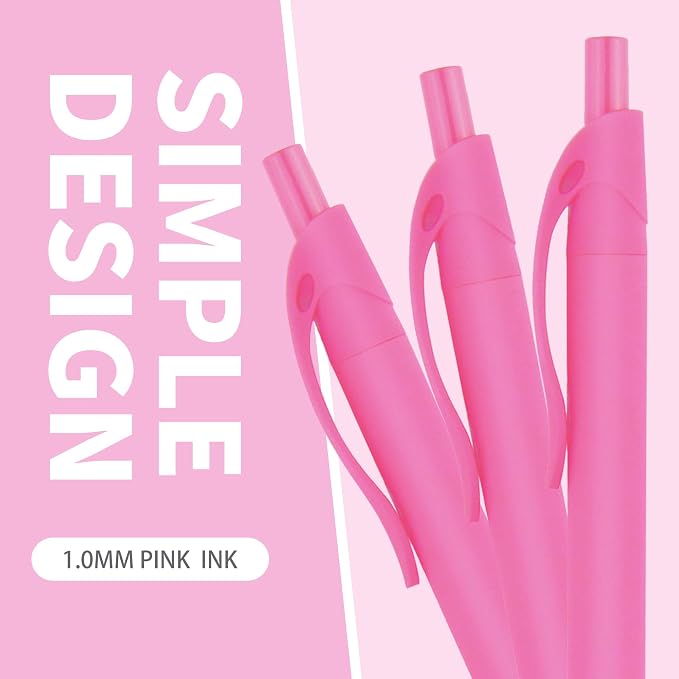 deegtran Pens Bulk, 50 Pack No Bleed Click Pens, Wholesale Retractable - Image 2
