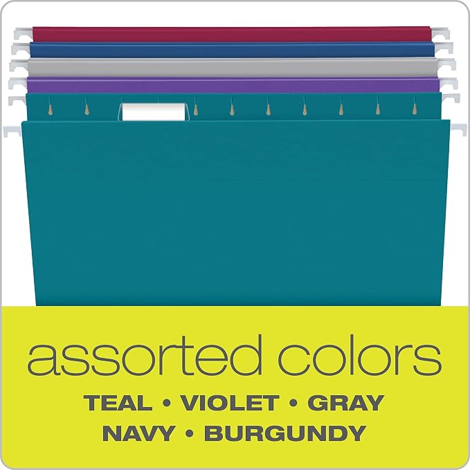 Pendaflex Recycled Hanging File Folders, Letter Size, Two-Tone - Image 3