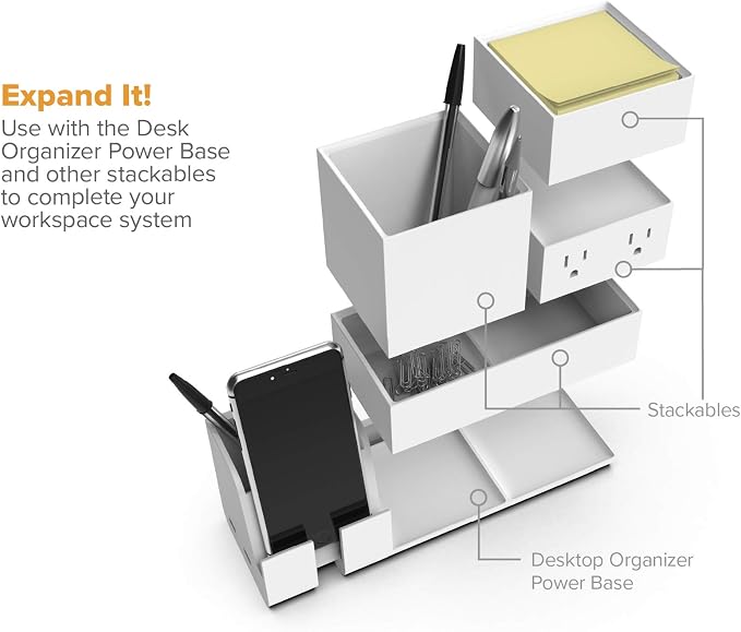 Bostitch Office Konnect Pencil Cup Desk Organizer, Pen Cup - Image 5