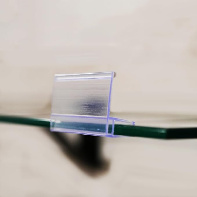Glass Shelf Sign Holder, 50 Pack - Image 8
