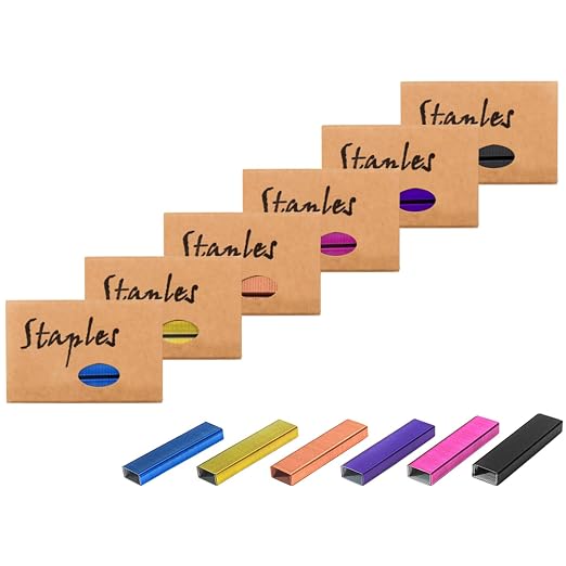 Mogoostry 26/6 Standard Staple 1/4 Inch Jam Free Stapler Refills by MoGuShiYe