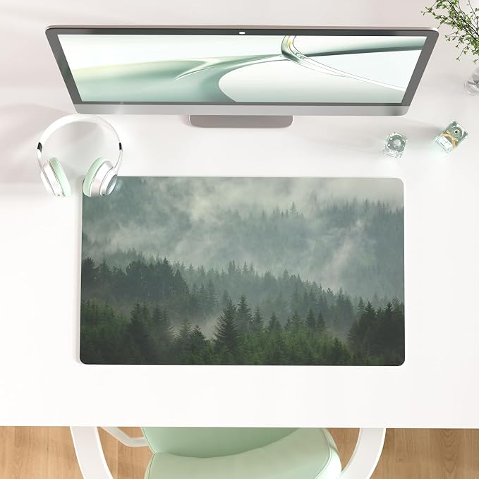 Colorful Star Large Mouse Pad, PU Leather Waterproof Desk Mat, Computer Gaming by ColorfulStar