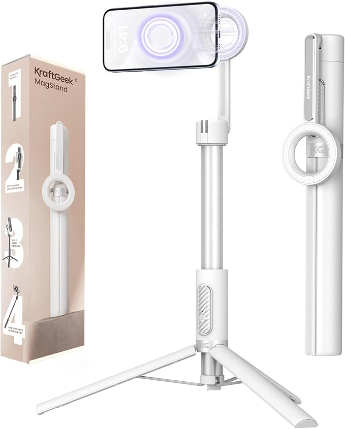 KraftGeek 64" Magnetic Phone Tripod by KraftGeek