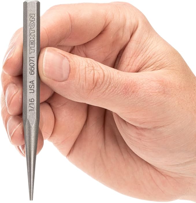 TEKTON 1/16 Inch Solid Punch | 66071 | Made in USA - Image 6