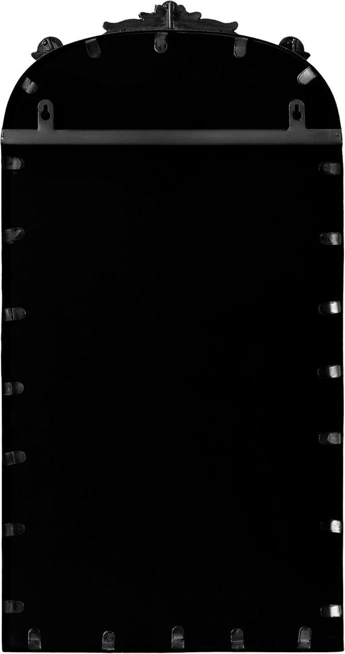 Kate and Laurel Arendahl Arch Pinboard; 13 x 25; Black; Framed Arched Ornate - Image 8