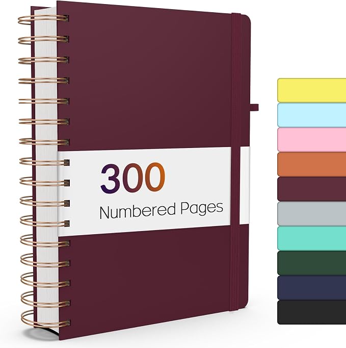 Forvencer Lined Spiral Journal Notebook by Forvencer