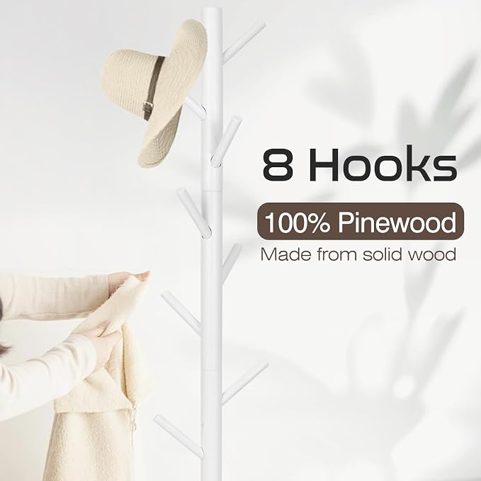 WANGMUXIA Coat Rack, Freestanding Coat Rack - Image 2
