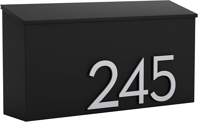 post & porch The OG Mailbox | Wall Mounted Mailbox | Black/Brown/White/Grey by postporch