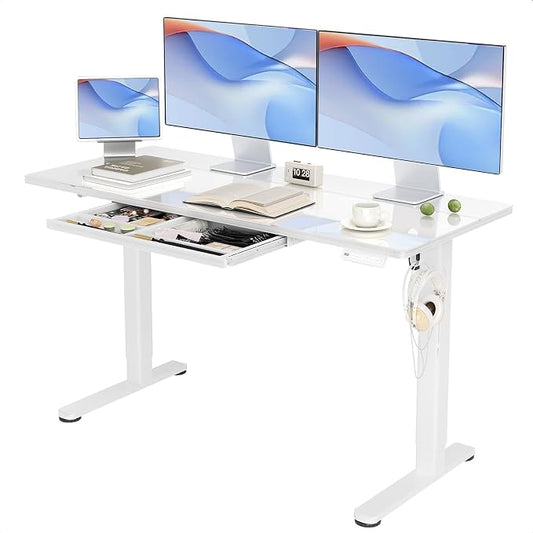 INNOVAR Glass Standing Desk by INNOVAR