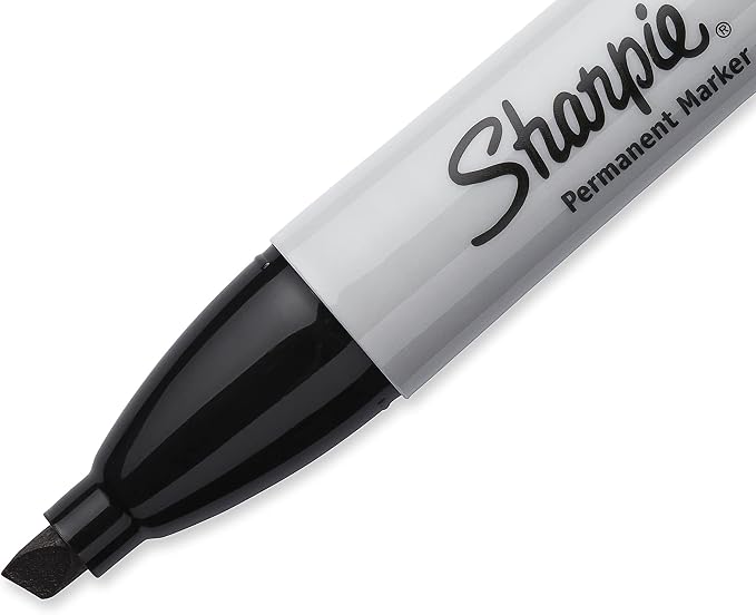 SHARPIE Permanent Markers, Chisel Tip, Marks on Paper, and More - Image 3
