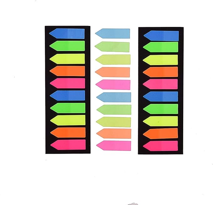 Morepack 2000 Count Neon Color Tape Flag, Page Markers, Index Tab Flags - Image 8
