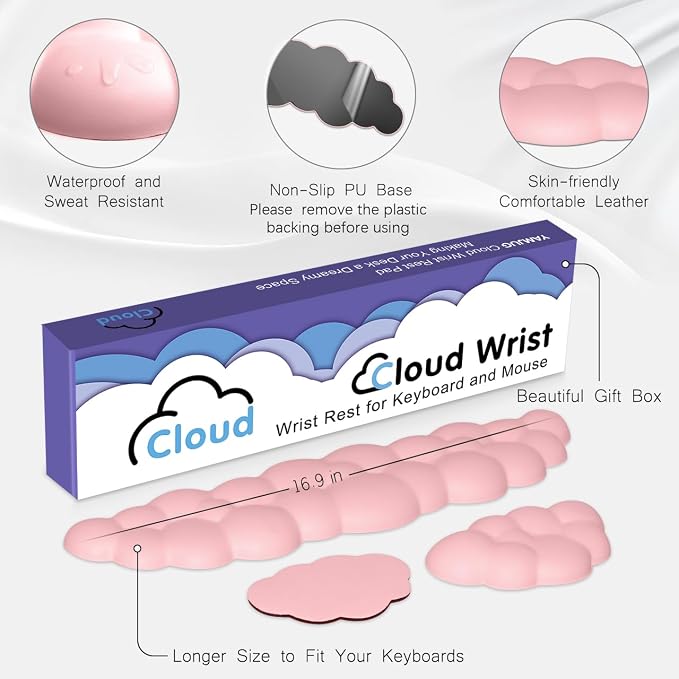 Cloud Wrist Rest Keyboard Palm Rest - Image 5