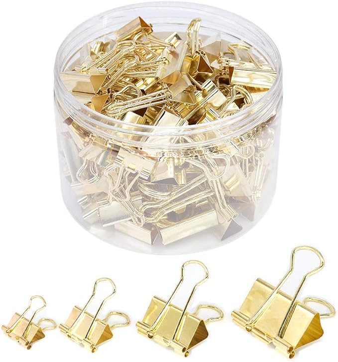 Binder Clip Paper Clamps by YOPINK