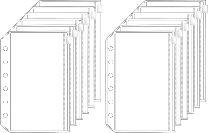 Antner 12pcs A7 Mini Binder Pockets by Antner