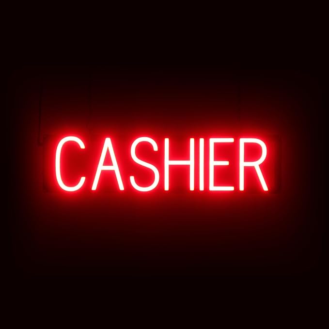 SpellBrite CASHIER Sign | Directional Sign by SpellBrite