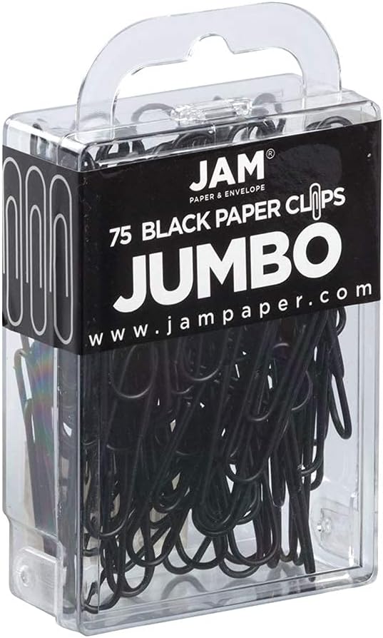 JAM PAPER Colorful Jumbo Paper Clips - Image 2