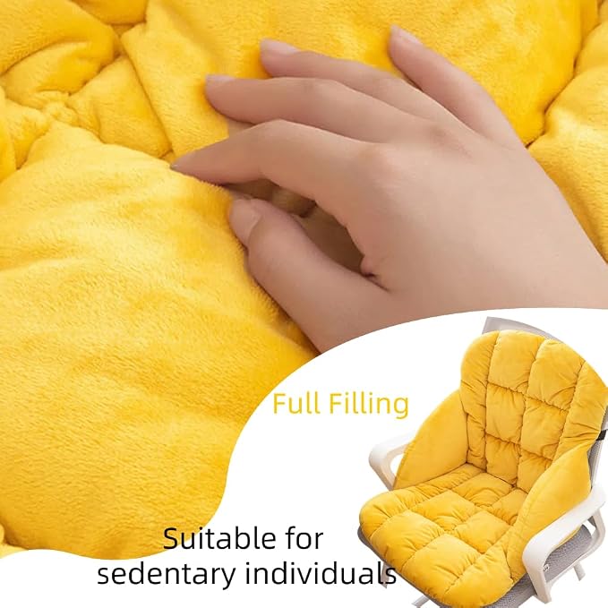 LYFJMUS High Back Office Chair Cushion Soft Desk Chair Pad - Image 4