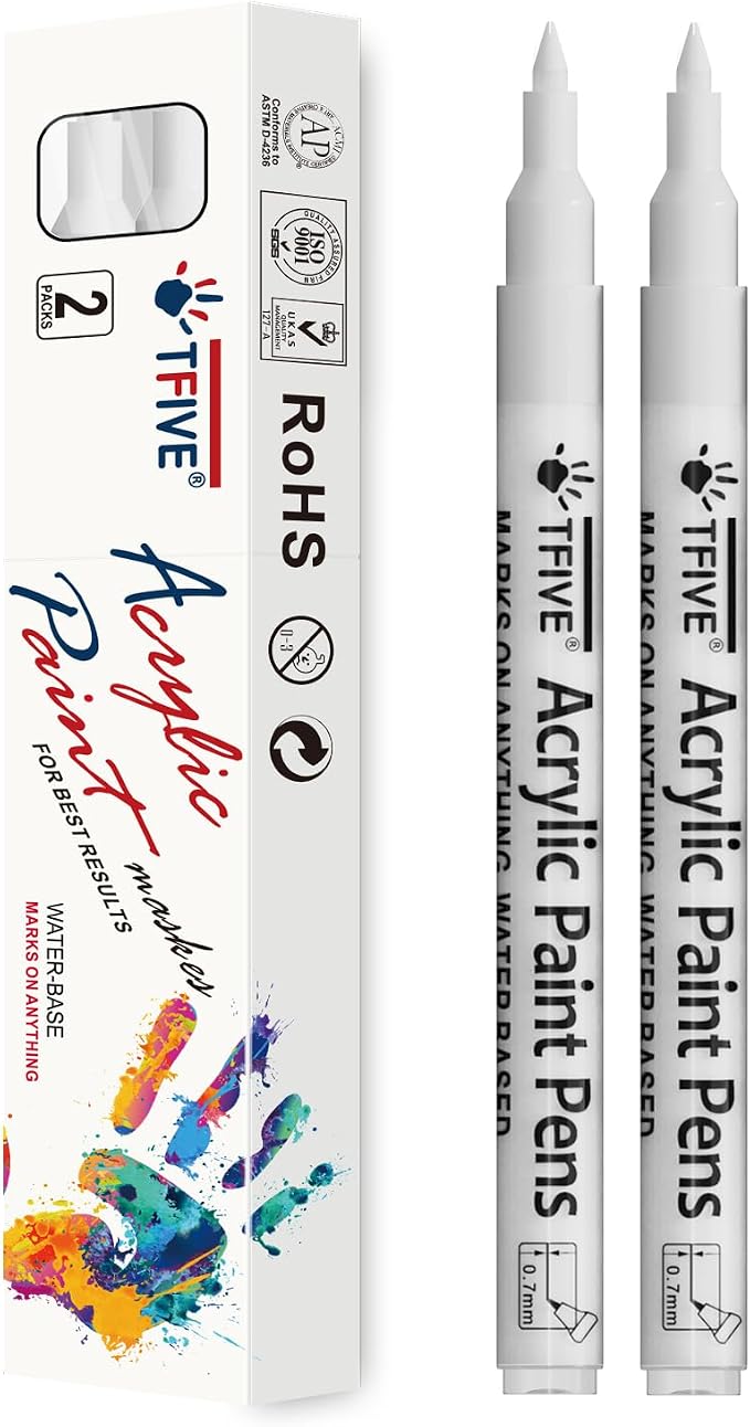 TFIVE White Paint Marker Paint Pens by TFIVE%C2%AE