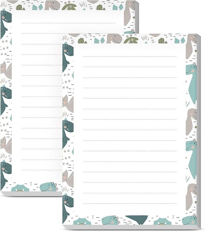 SXboxing Sticky Notes 4X6 Inches, 2 Pack Large Cute Self-Stick Pads, Bright by SXboxing