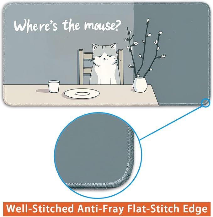 Keyboard Mat, Large Mouse Pad - Image 4