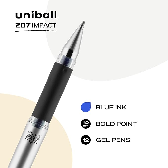Uniball 207 Impact Gel Pens - Image 2