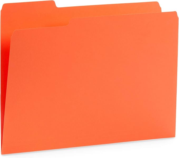 Blue Summit Supplies 100 Warm Tones File Folders, 1/3 Cut Tab, Letter Size - Image 6