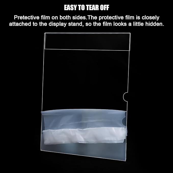 xydstay 6pack Acrylic Wall Sign Holder - Image 2