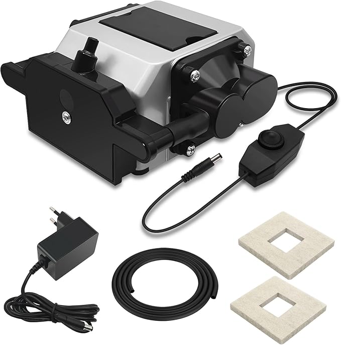 LASER TREE Air Assist for Laser Cutter and Engraver, Adjustable Max 26 L/Min Airflow Air Assist Pump, Reduce Burn Marks, Protect Laser Module Lens, Smooth Edge Clean Cuts, Remove Smoke and Dust-DeskLoop Office