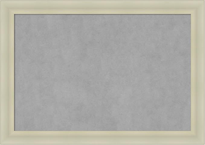 Amanti Art Silver Framed Magnetic Board 29x41 Large Vision Board by AmantiArt