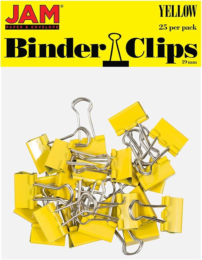 JAM PAPER Colorful Binder Clips by JAMPaper