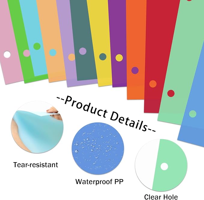 12-Tab Binder Dividers with Tabs - Image 6