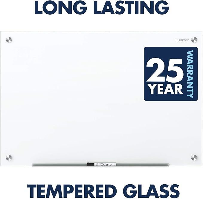 Quartet Dry Erase Board, Magnetic Whiteboard 4' x 3', Glass Board - Image 6