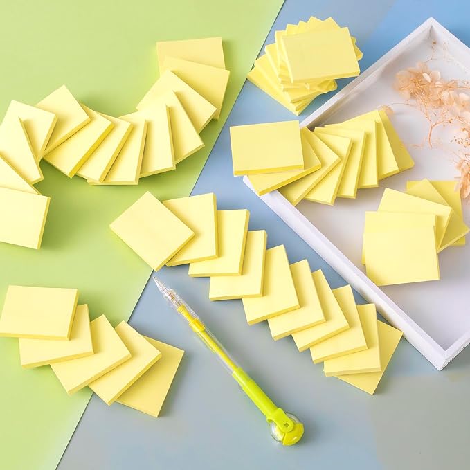 Sticky Notes 1.5x2, Sticky Pads, Recyclable, Self-Stick Pads - Image 5