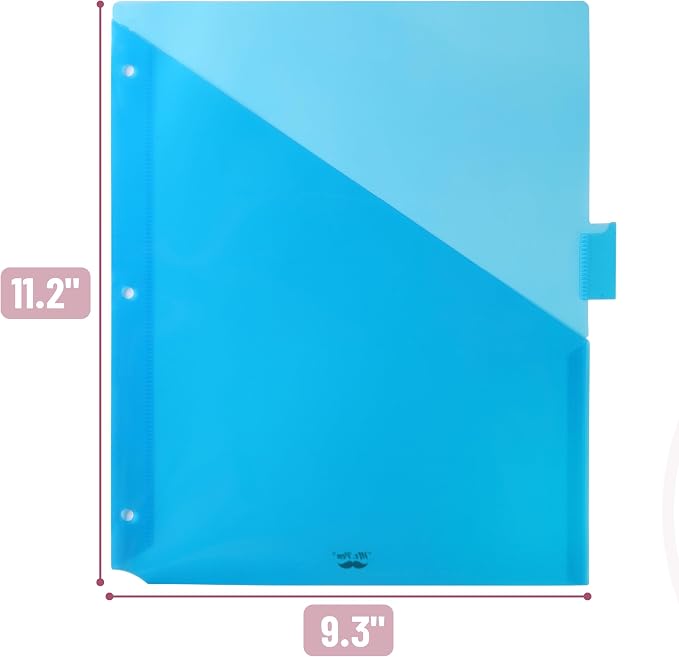 Mr. Pen- Binder Dividers with Pockets and Tabs, 48 Pack | Pastel Color - Image 3