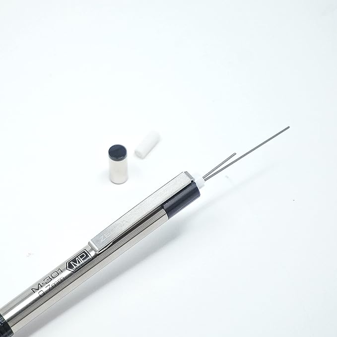 Zebra Pen, M-301 Mechanical Pencil, 0.7mm Point, Stainless Steel Barrel - Image 5