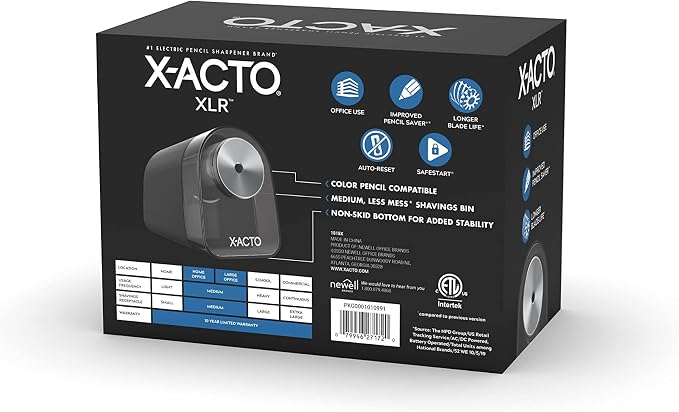 X-ACTO XLR Electric Pencil Sharpener, Classroom Supplies - Image 9