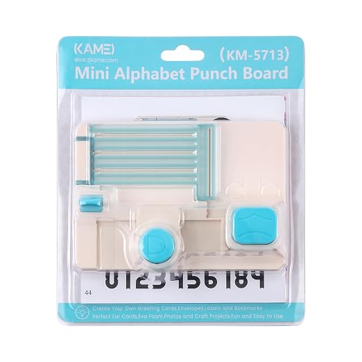 Mini Alphabet Punch Board for Banners, Junk Journals and Scrapbooking - Image 4