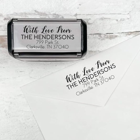 Self Inking Modern Address Stamps | Custom Return Address Stamper by 904Custom
