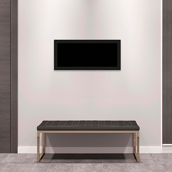 Amanti Art Black Cork Board for Wall, 15x33 Vision Board with Black Wood Frame, Medium Corkboard Office Decor for Home Organization, Casual Corkboard Pinboard to Display Items for Home Organization-DeskLoop Office