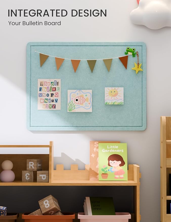 Fluxynara Bulletin Board, 23.6" x 17.5" Cork Board Alternative - Image 6
