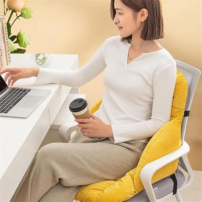 LYFJMUS High Back Office Chair Cushion Soft Desk Chair Pad - Image 6