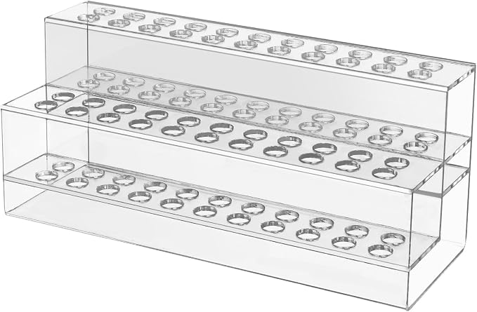 Acrylic Pen Holder, 44-Slots Pen Display Stand Focal Pen Holder Beadable Pen by SBYURE